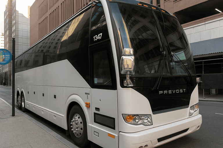 a Santa Maria Coach Bus Service coach bus