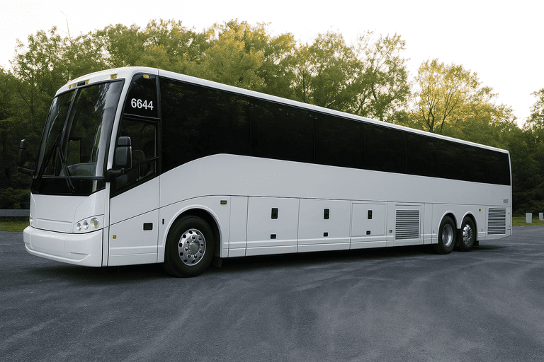 exterior of Santa Maria Coach Bus Service coach bus