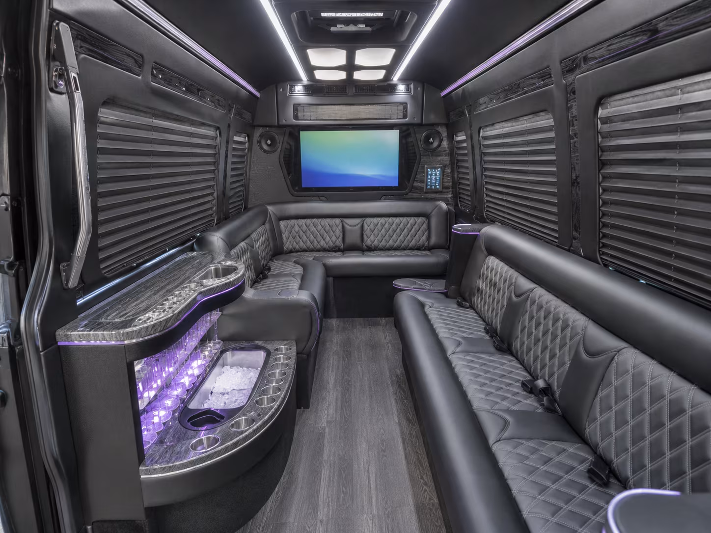 santa maria 18 passenger party bus