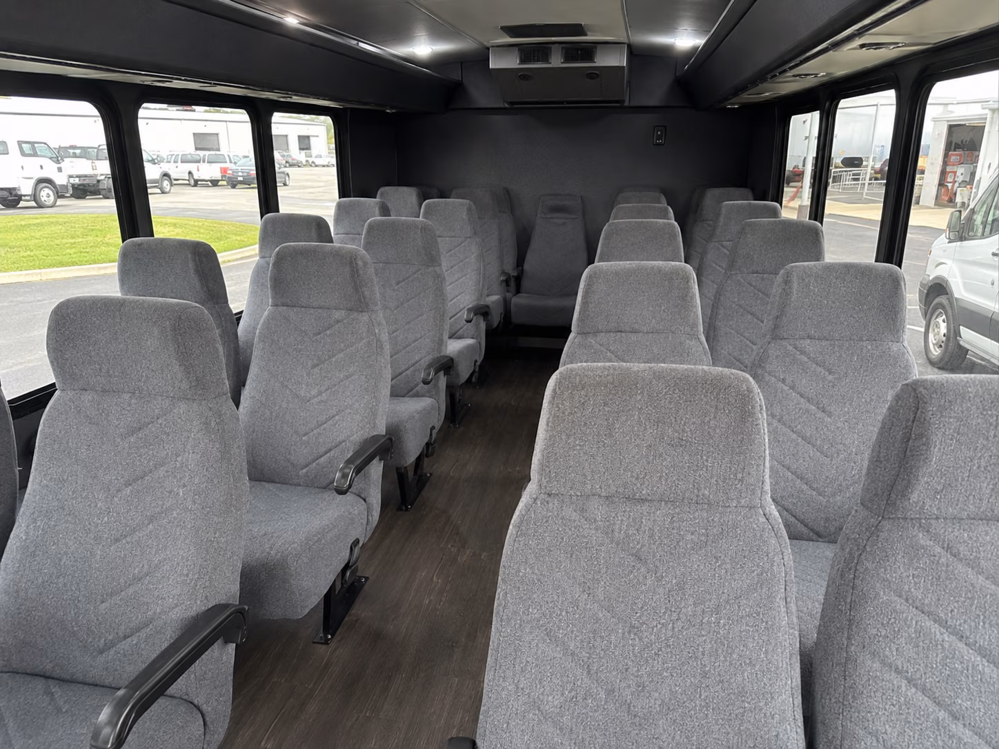 santa maria 20 passenger minibus inside