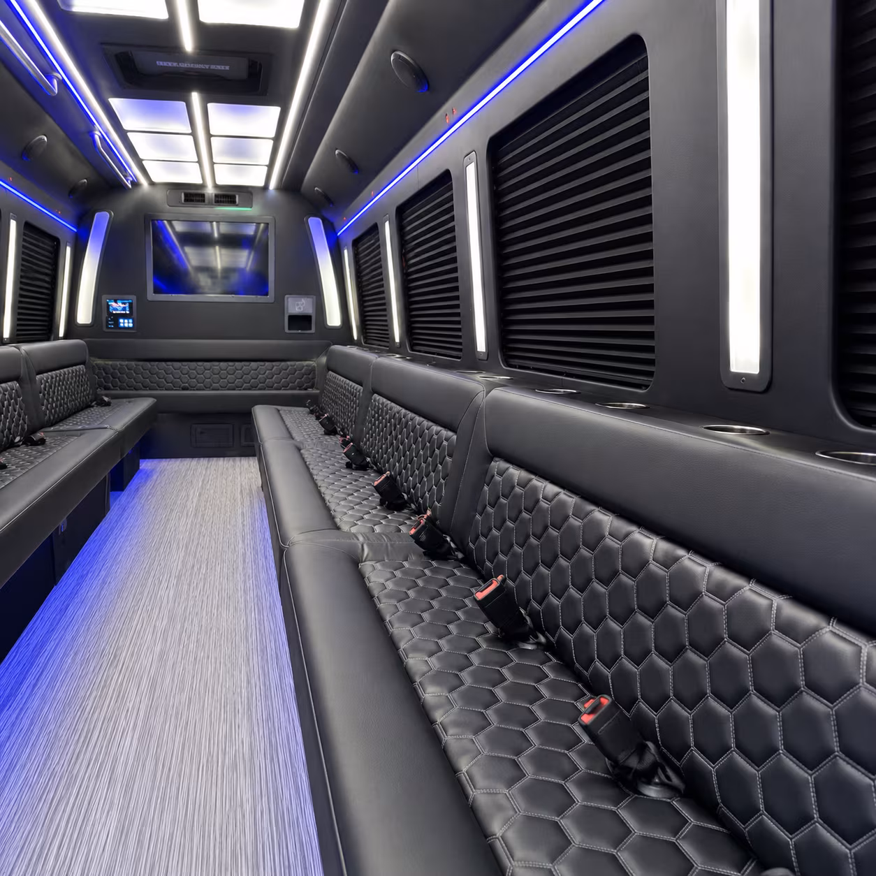 santa maria party bus rentals inside