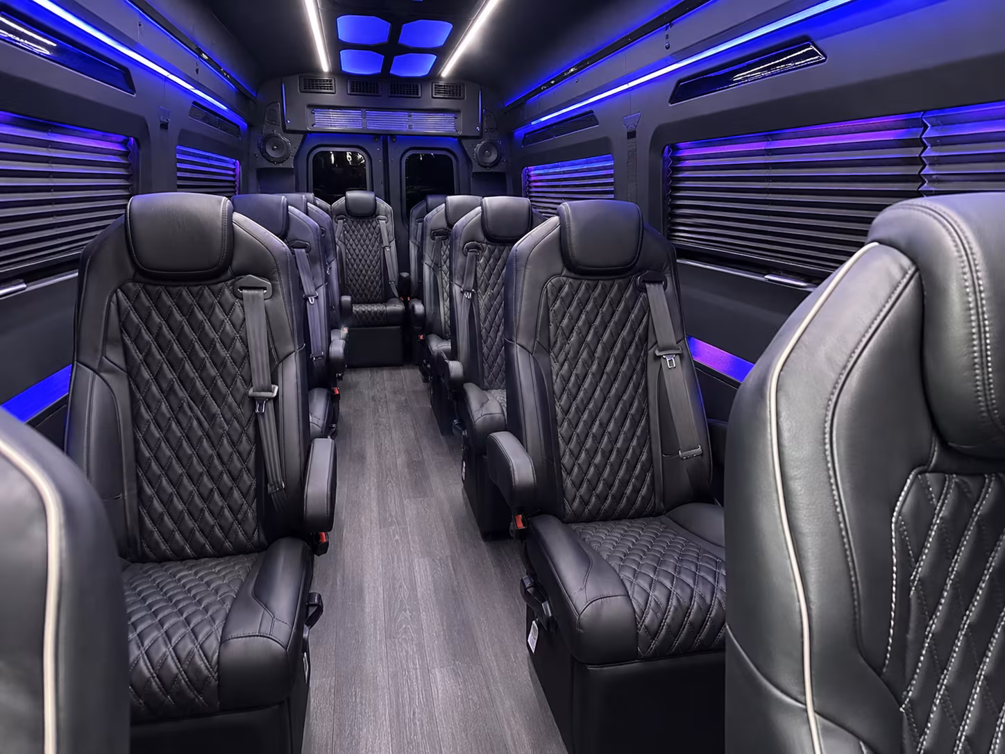 santa maria private event transportation onboard seating
