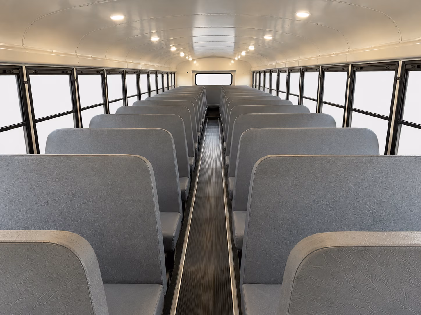 santa maria school bus inside