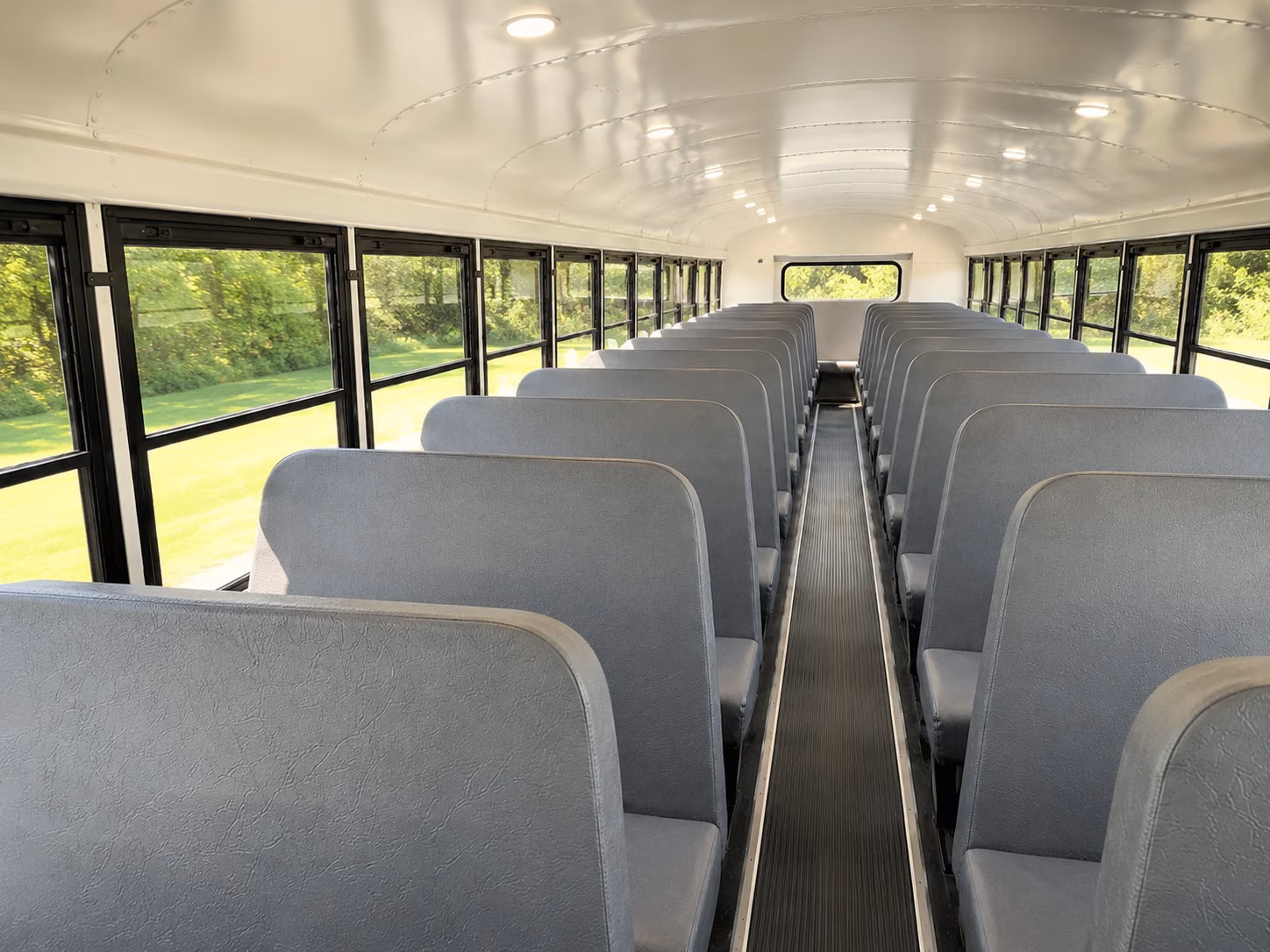 santa maria school bus interior