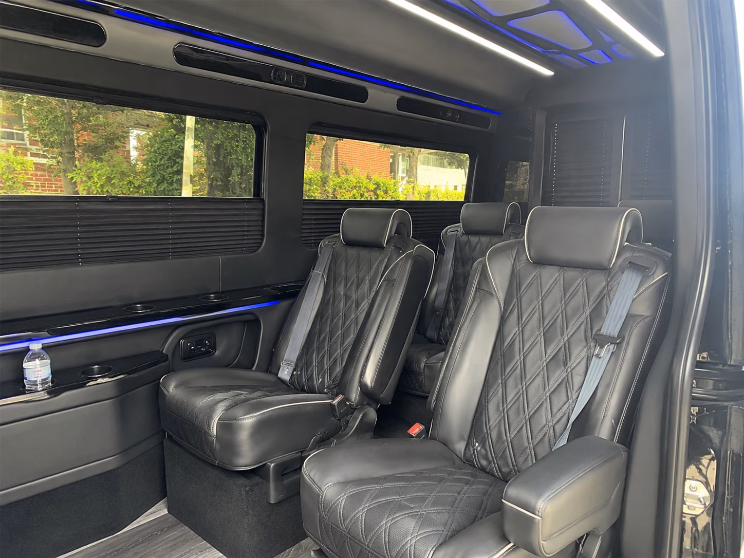 santa maria sprinter van with driver inside