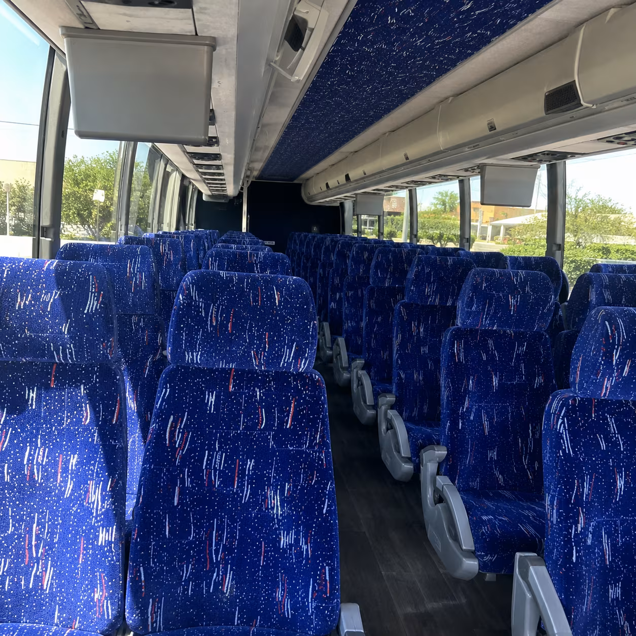 santa maria wedding transportation onboard seating