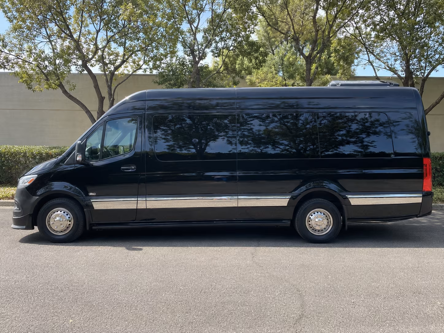 sprinter vans and minibuses for santa maria bridal party transportation